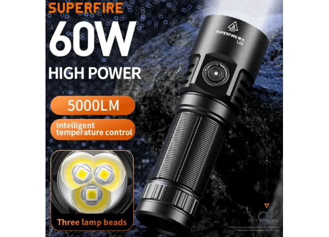 Ліхтар Superfire L22 Black Фото 2